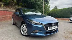 Blue Used 2017 Mazda 3 Inclusive Hatchback | £9,795 (Fair price)