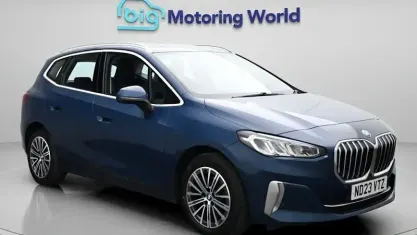 Used BMW 225 Active Tourer Luxury Line 245 HP (180 kW) 2023 Blue MPV