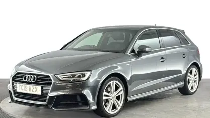 Used Audi A3 Sportback S-Line 150 HP (110 kW) 2019 Grey Hatchback