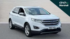 White Used 2017 Ford Edge Titanium SUV | £14,174 (Fair price)