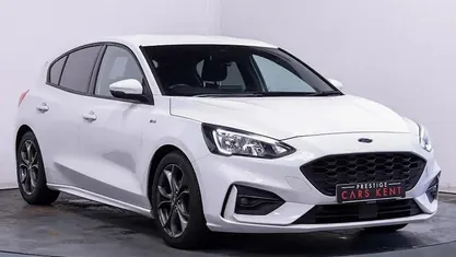 White Used 2019 Ford Focus ST-Line Hatchback | £10,280 (Fair price)
