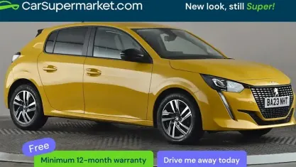 Używany Peugeot 208 Active+ 75 KM (55 kW) 2023 Żółty Hatchback