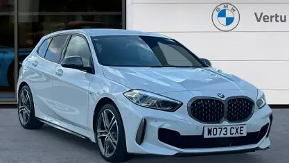 Used BMW M135 Comfort Edition 306 HP (225 kW) 2024 White Hatchback