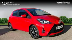 Red Used 2019 Toyota Yaris Hatchback | £13,889 (Fair price)
