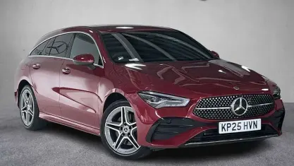 Used Mercedes CLA250e AMG line 218 HP (160 kW) 2025 Red Coupe