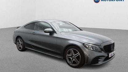 Używany Mercedes C220 AMG Line Premium 194 KM (142 kW) 2019 Szary Coupe