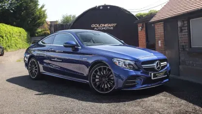 Usado Mercedes C43 AMG Premium Plus 390 CV (286 kW) 2020 Azul Coupe