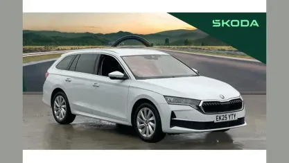 Used Skoda Octavia SE L 150 HP (110 kW) 2025 White Estate