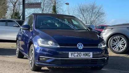 Used VW Golf VII Edition 150 HP (110 kW) 2020 Blue Hatchback