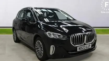 Used BMW 225 Active Tourer Luxury Line 245 HP (180 kW) 2023 Black MPV