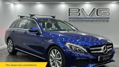 Blue Used 2018 Mercedes C350e Estate | £11,244 (Fair price)
