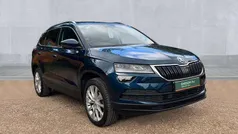 Petrol blue Used 2020 Skoda Karoq SE L SUV | £18,823 (Fair price)