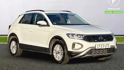 White Used 2023 VW T-Roc Life SUV | £18,699 (Fair price)