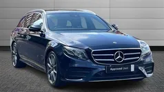 Cavansite blue Used 2020 Mercedes E350 AMG line Estate | £22,290 (Super price)