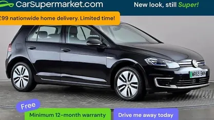 Used VW e-Golf 99 kW (135 HP) 2019 Black Hatchback