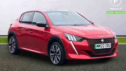 Used Peugeot e-208 Premium 100 kW (136 HP) 2022 Red Hatchback
