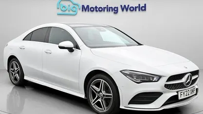Used Mercedes CLA250e AMG line 259 HP (190 kW) 2022 White Sedan