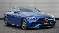Blue Used 2024 Mercedes C300e AMG Line Premium Plus Sedan | £40,850 (Fair price)