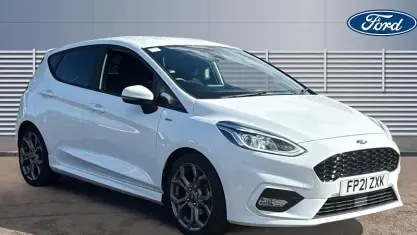 Used Ford Fiesta ST-Line 155 HP (114 kW) 2021 White Hatchback