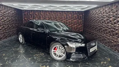 Begagnad Audi A6 S-Line 190 HK (139 kW) 2018 Svart Sedan