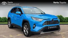 Blue Used 2020 Toyota RAV4 Hybrid SUV | £26,709 (Fair price)