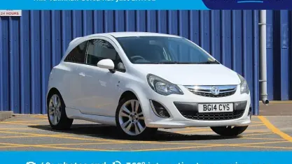 Used Vauxhall Corsa 86 HP (63 kW) 2014 White Hatchback