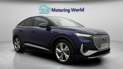 Blue Used 2024 Audi Q4 Sportback e-tron S-Line SUV | £32,800 (Fair price)