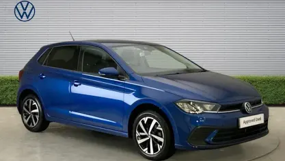 New VW Polo Match 95 HP (69 kW) 2026 Blue Hatchback