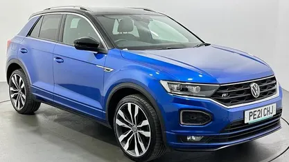 Blue Used 2021 VW T-Roc R-line SUV | £18,898 (Good price)