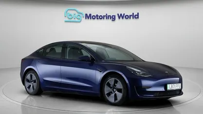 Blue Used 2021 Tesla Model 3 Standard Range Plus Sedan | £20,300 (Fair price)