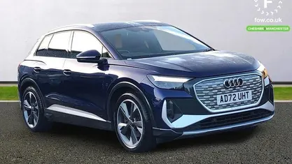 Blue Used 2022 Audi Q4 e-tron S-Line SUV | £20,199 (Fair price)