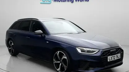 Used Audi A4 Black Edition 150 HP (110 kW) 2022 Blue Estate