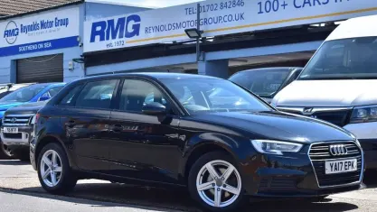Used Audi A3 Sportback Design 116 HP (85 kW) 2017 Black Hatchback
