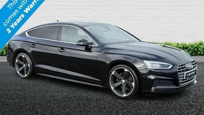 Used Audi A5 Sportback S-Line 190 HP (139 kW) 2018 Black Hatchback