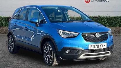 Used Vauxhall Crossland X Elite 131 HP (96 kW) 2020 Blue SUV
