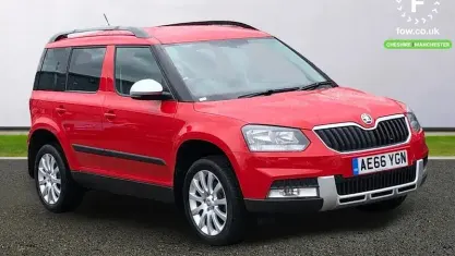 Used Skoda Yeti Outdoor SE 110 HP (80 kW) 2016 Red SUV
