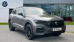 Silicon grey metallic Used 2021 VW Touareg Black Edition SUV | £35,990 (Fair price)