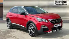 Ultimate red Used 2017 Peugeot 3008 Allure Estate | £10,840 (Fair price)