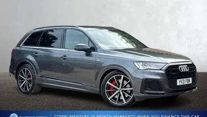 Used Audi Q7 Black Edition 381 HP (280 kW) 2021 Grey SUV