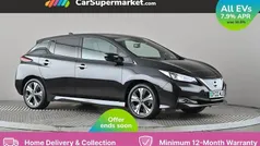 Black Used 2021 Nissan Leaf Tekna Hatchback | £10,697 (Fair price)