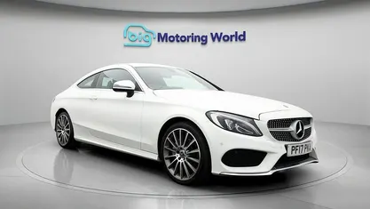 White Used 2017 Mercedes C200 AMG line Coupe | £15,200 (Fair price)