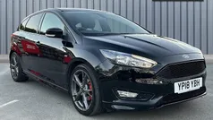 Black Used 2017 Ford Focus ST-Line X Hatchback | £8,695 (Fair price)