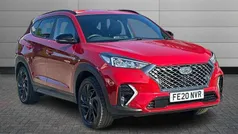 Sunset red Used 2020 Hyundai Tucson N Line SUV | £14,495 (Fair price)