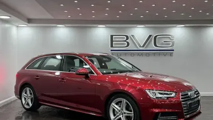 Used Audi A4 S-Line 190 HP (139 kW) 2016 Red Estate