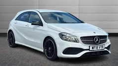 White Used 2018 Mercedes A160 AMG line Hatchback | £13,217 (Fair price)