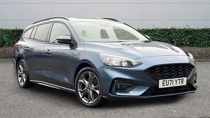 Used Ford Focus ST-Line 125 HP (91 kW) 2021 Blue Estate
