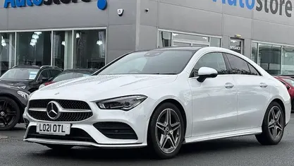 White Used 2021 Mercedes CLA180 AMG Line Premium Plus Sedan | £27,495 (Expensive)