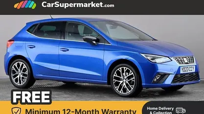 Used Seat Ibiza XCELLENCE Lux 110 HP (80 kW) 2023 Blue Hatchback