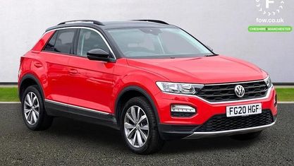 Begagnad VW T-Roc Design 116 HK (85 kW) 2020 Röd SUV