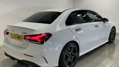Used Mercedes A35 AMG Executive 306 HP (225 kW) 2020 White Sedan